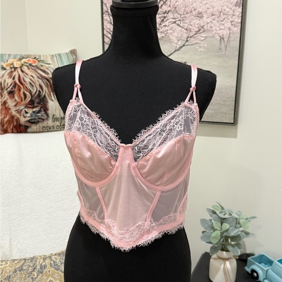 Auden Other - Auden Pink Lace Bra with Structured Cups